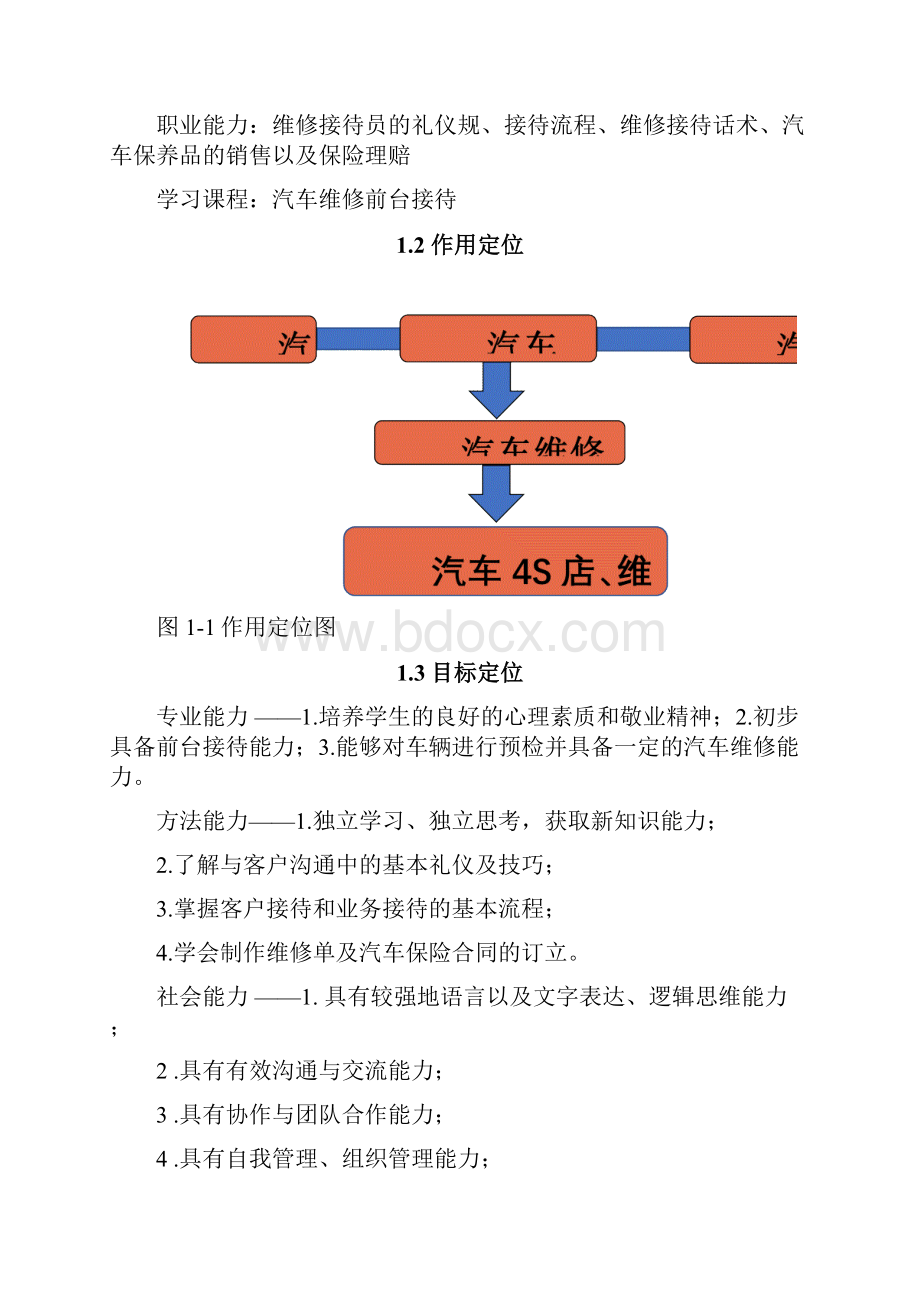 汽车维修前台接待说课稿.docx_第2页