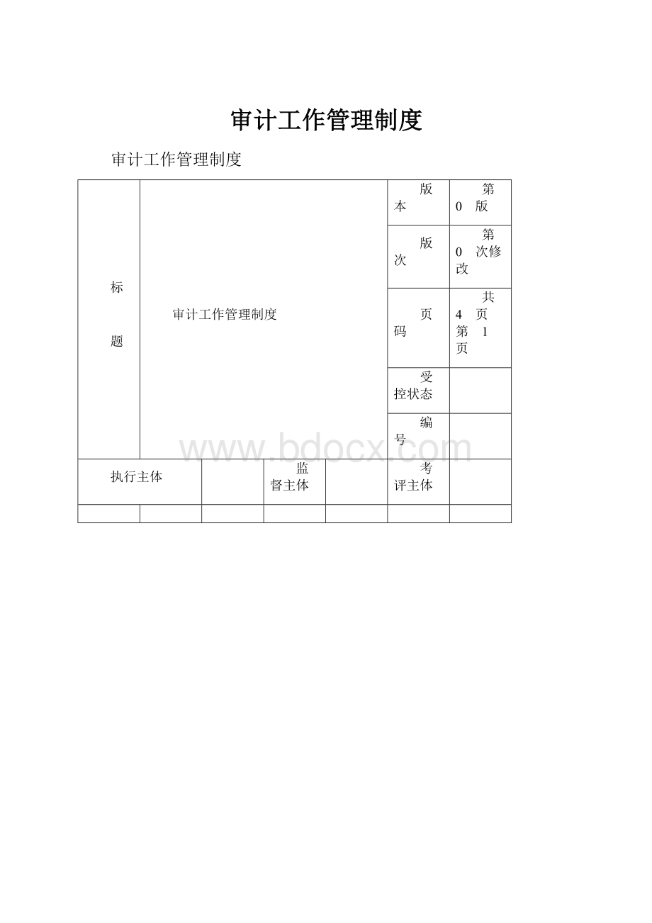 审计工作管理制度.docx