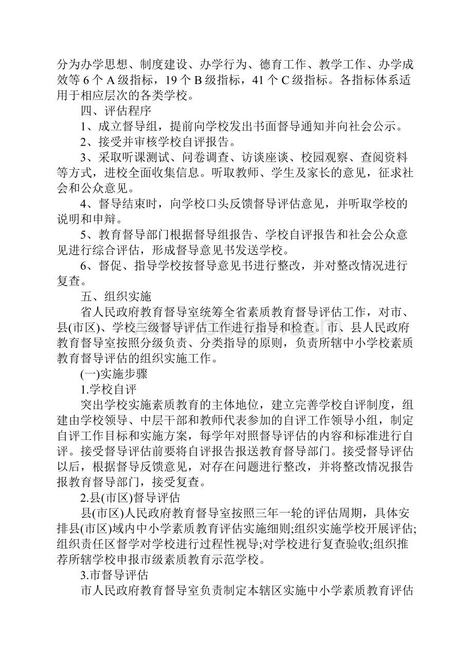 学校督导评估工作方案文档格式.docx_第2页