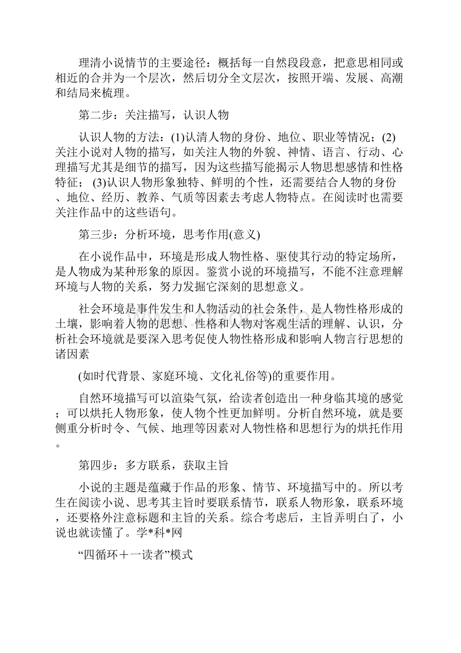 专题19 小说阅读上高考语文考前快速提升解析版.docx_第2页