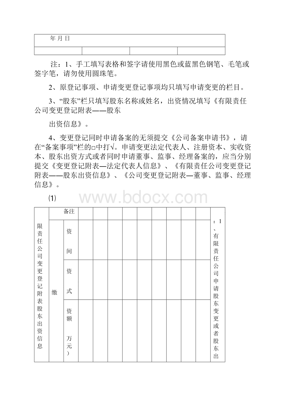 变更经营范围表格.docx_第2页