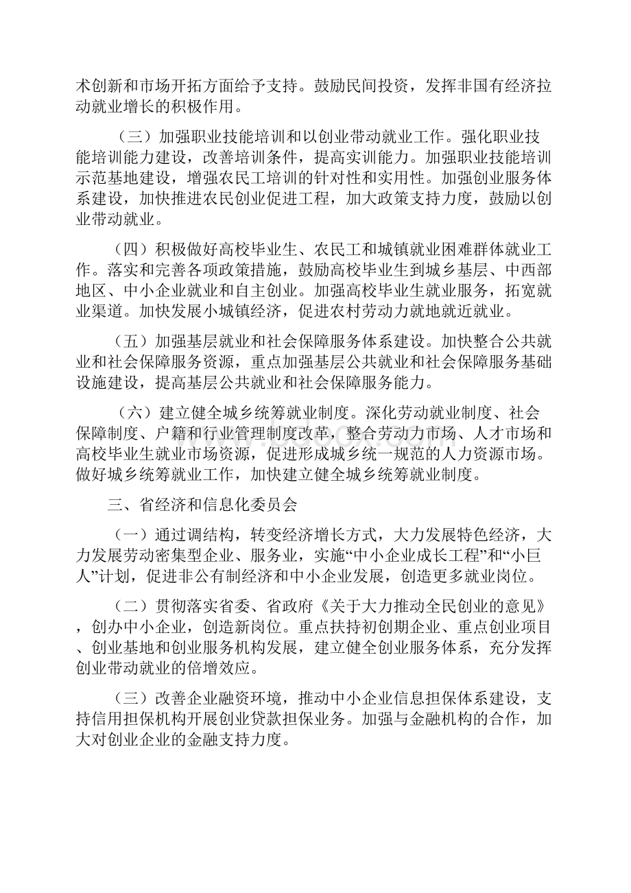 湖南省就业工作领导小组成员单位.docx_第2页