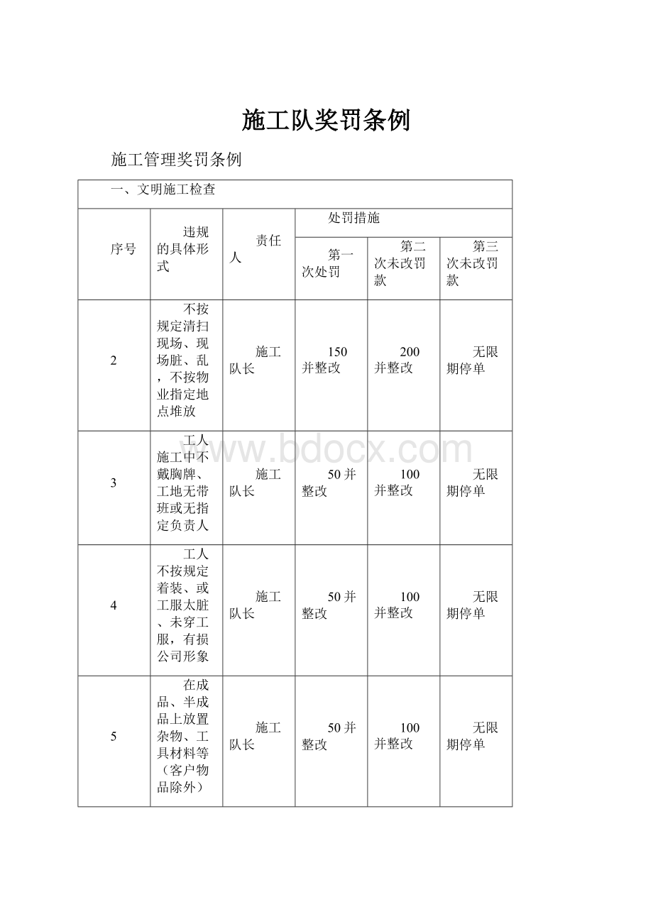 施工队奖罚条例.docx