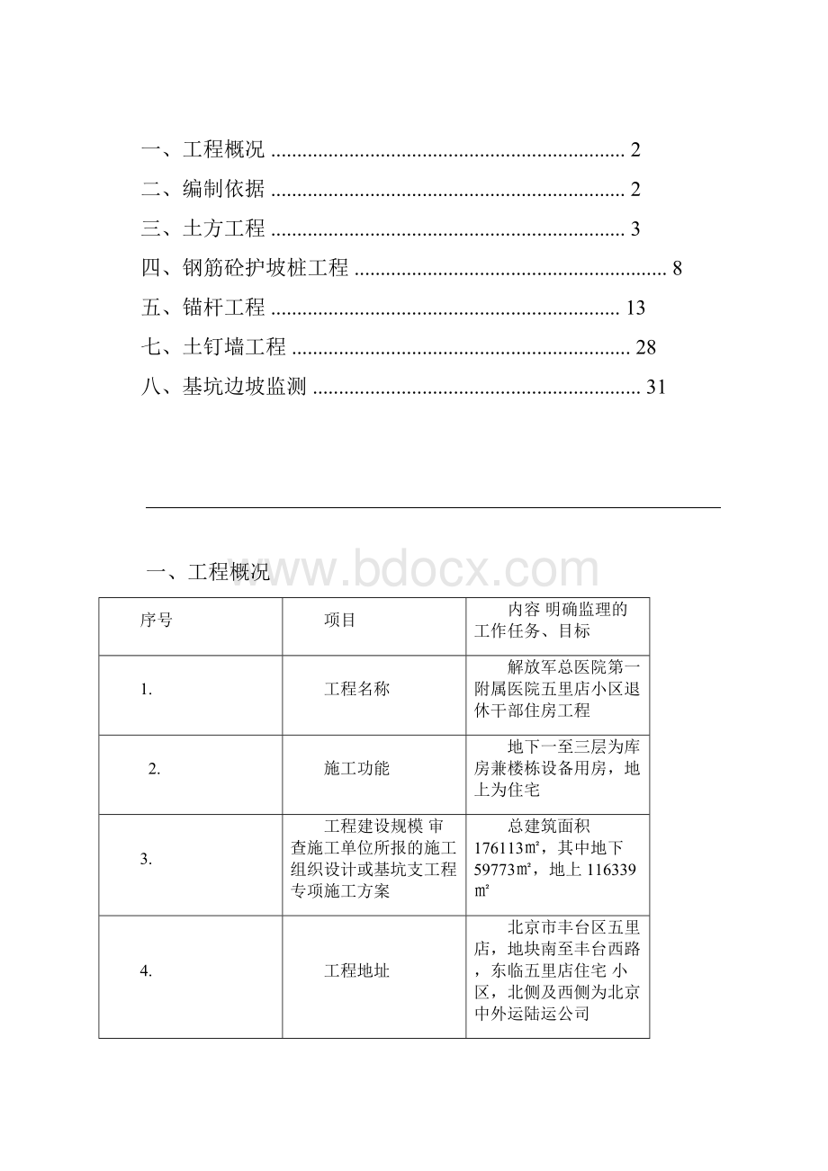 土方开挖和边坡支护工程的监理的实施细则.docx_第2页