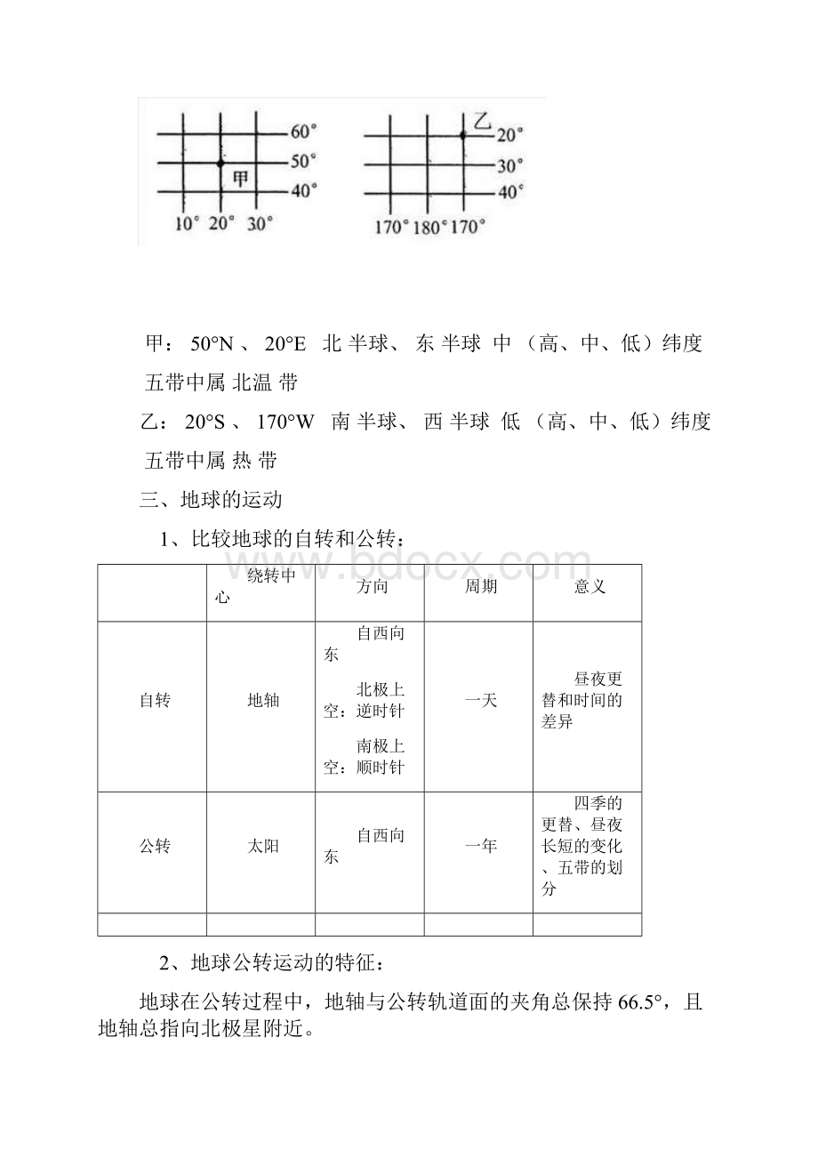 七年级上册地理知识点总结Word下载.docx_第3页