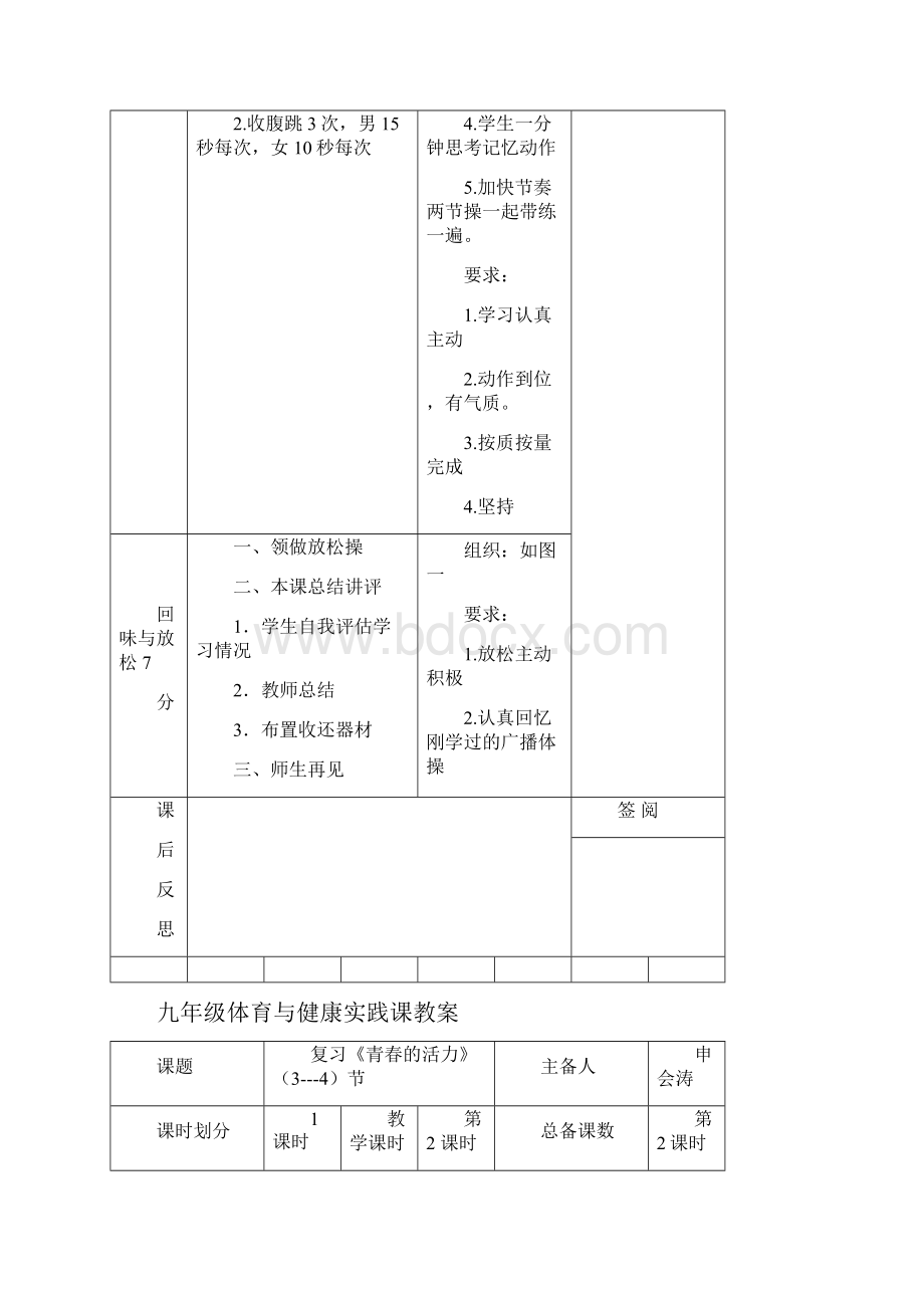 九年级《体育与健康》下学期教案优质教案全册可直接打印Word格式.docx_第3页