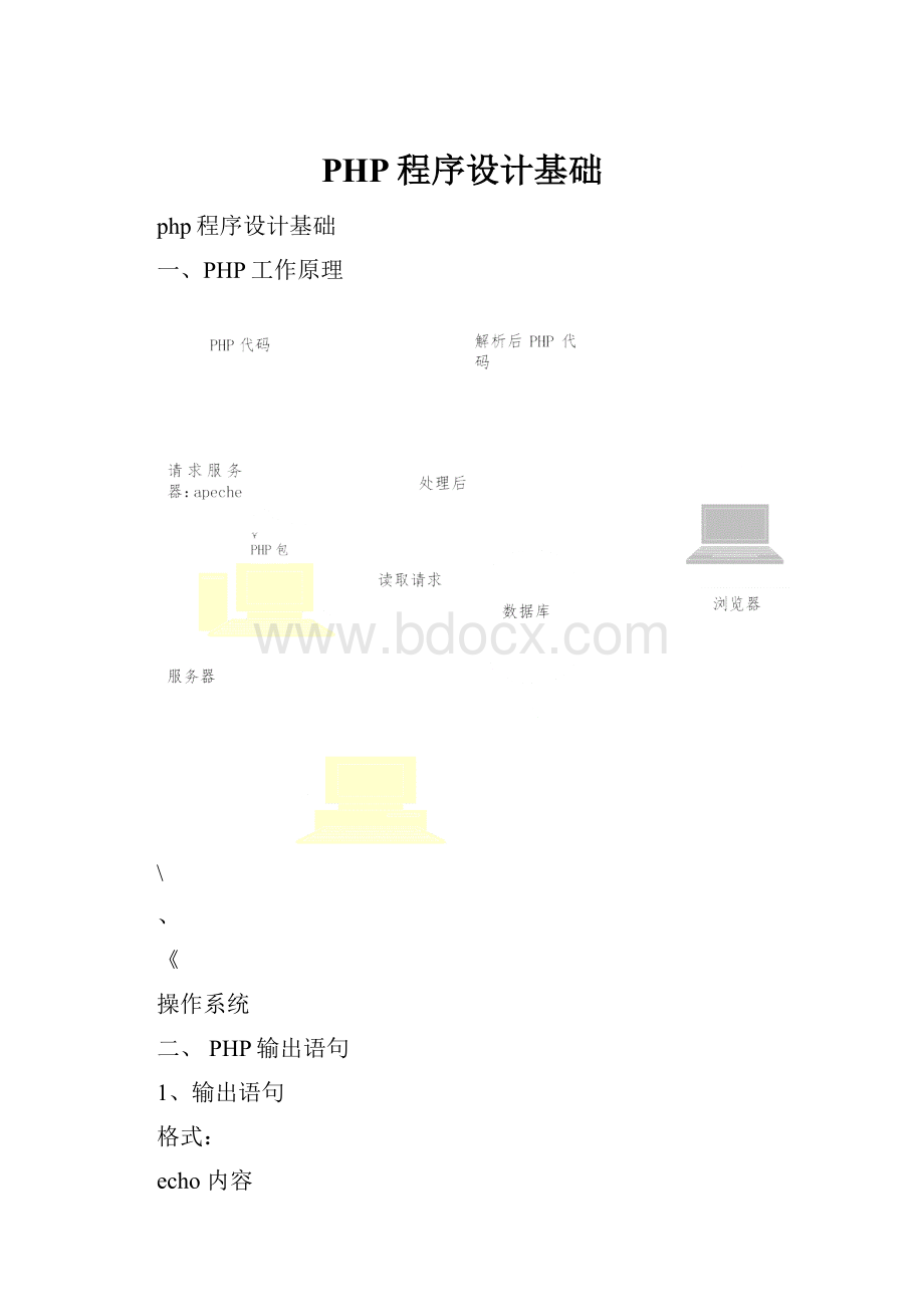 PHP程序设计基础Word格式文档下载.docx_第1页