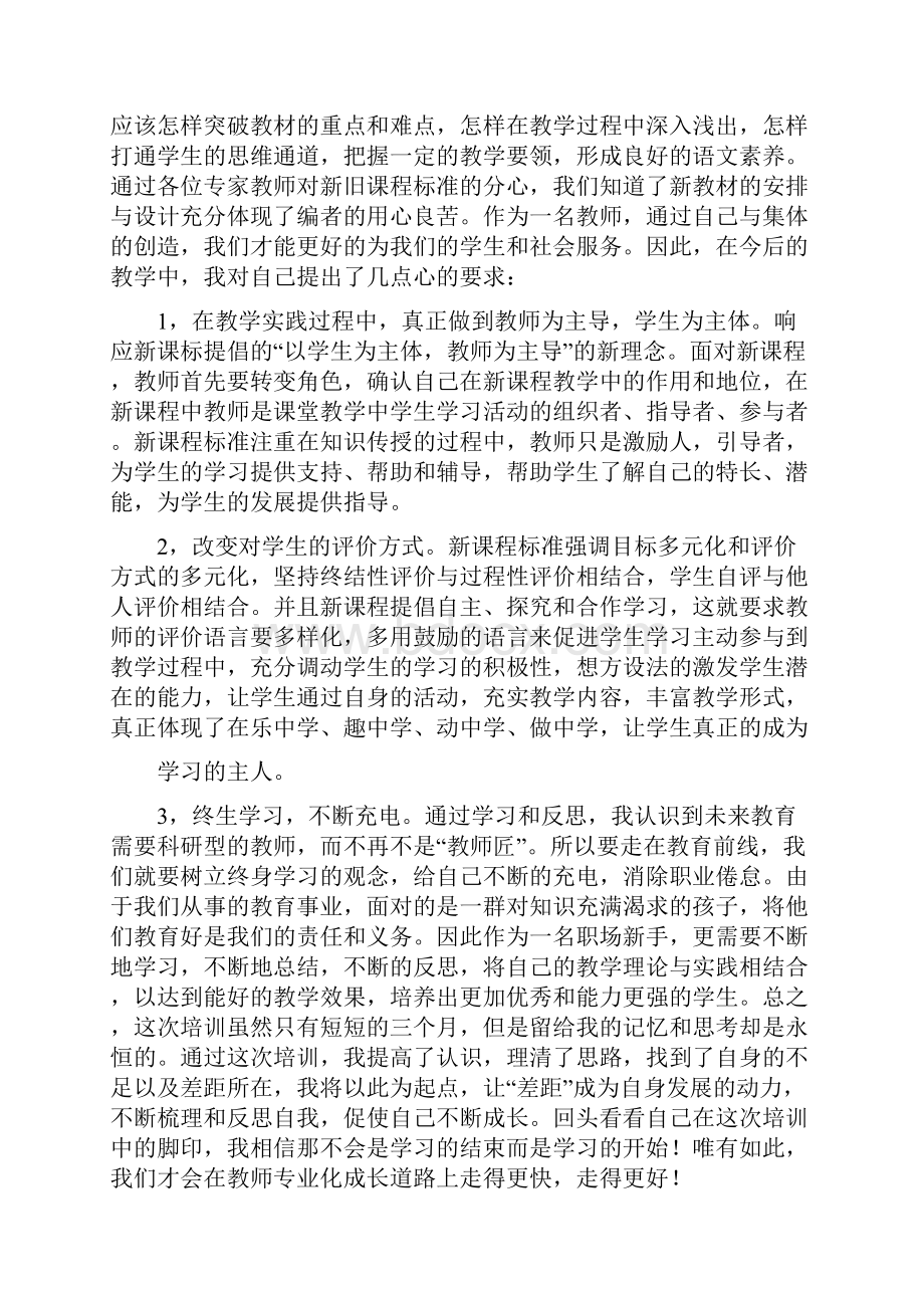 小学语文个人研修总结多篇范文.docx_第2页