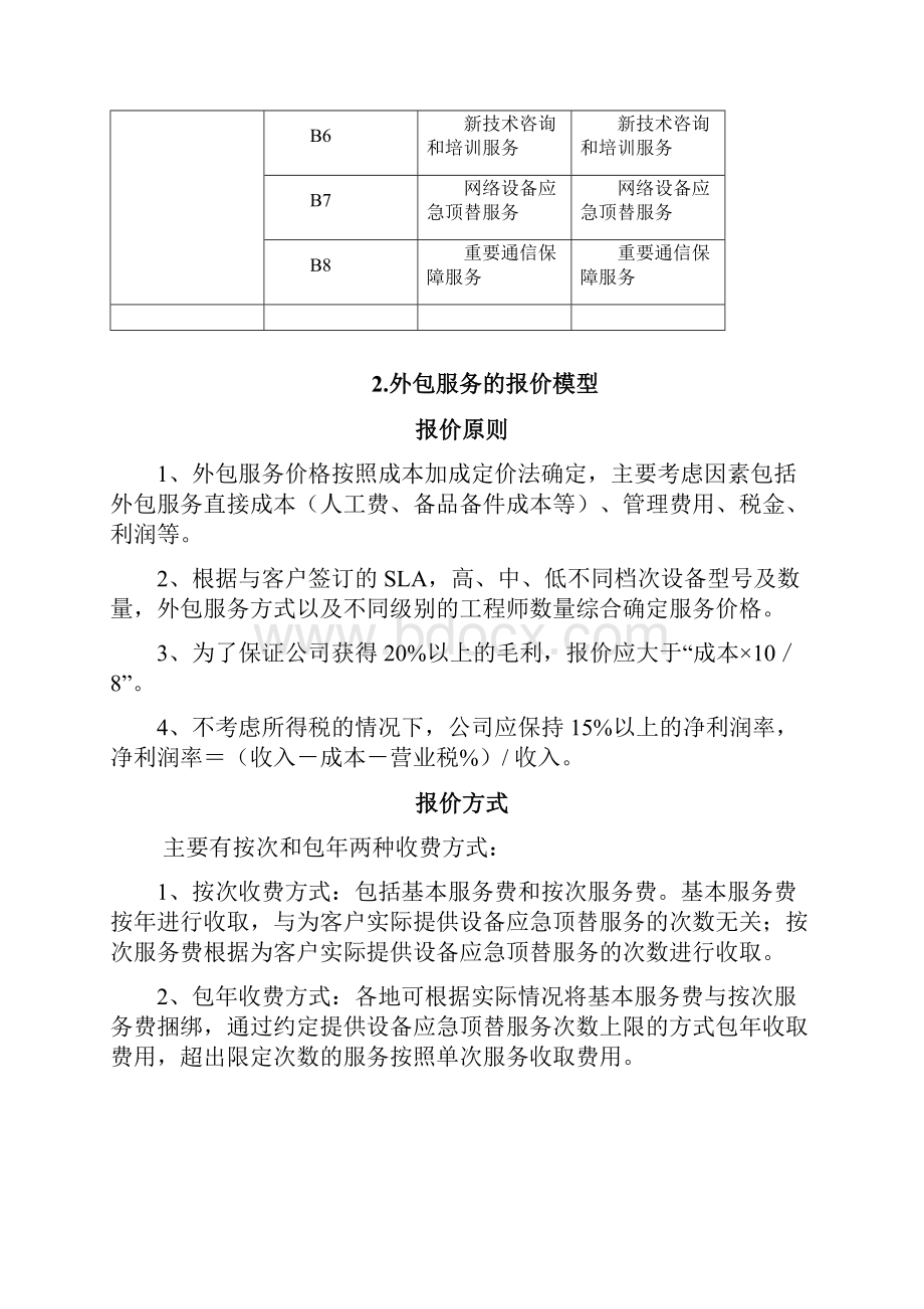 外包服务及维护成本估算与报价模型.docx_第3页