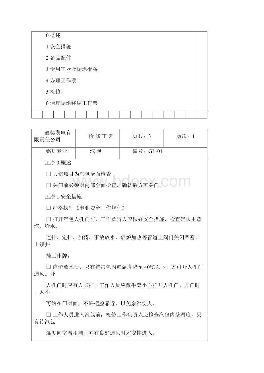 锅炉检修工艺卡汽包.docx_第2页