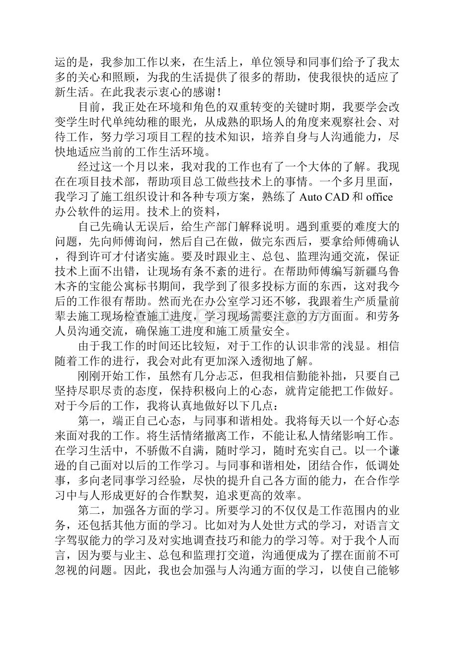 入职第一个月工作总结.docx_第2页