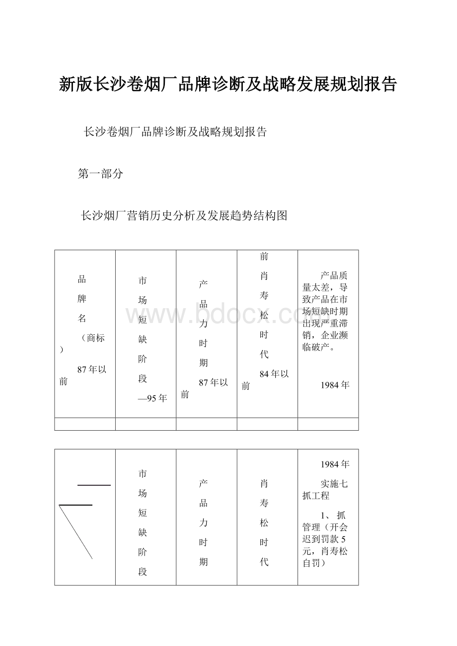 新版长沙卷烟厂品牌诊断及战略发展规划报告.docx