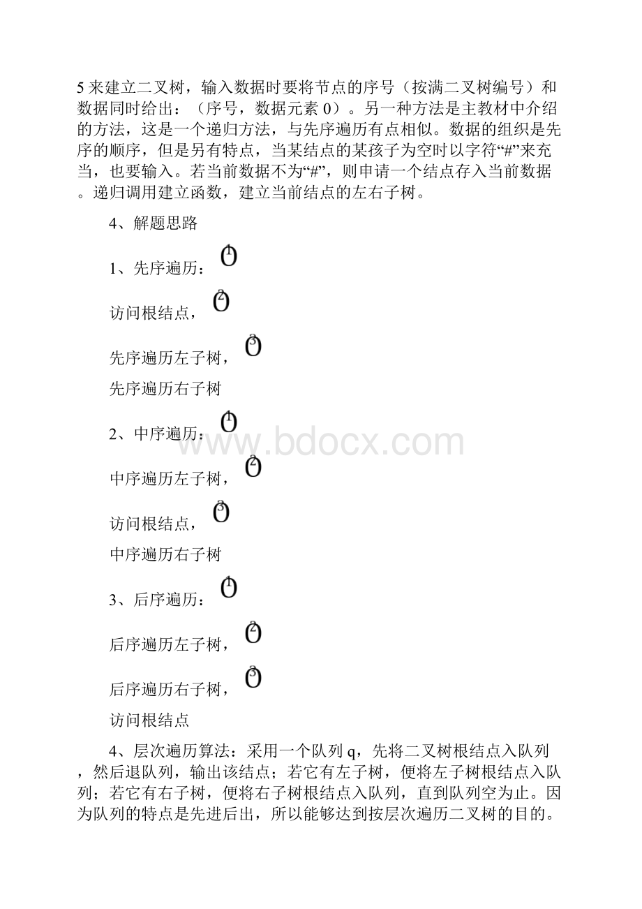 树和二叉树实验报告.docx_第2页