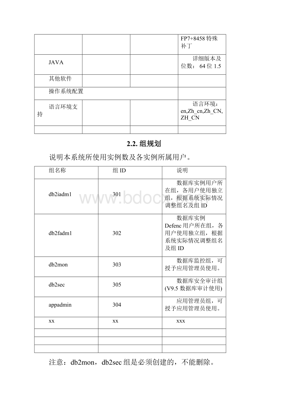 新建系统DB2数据库服务器规划说明书30分析解析.docx_第3页