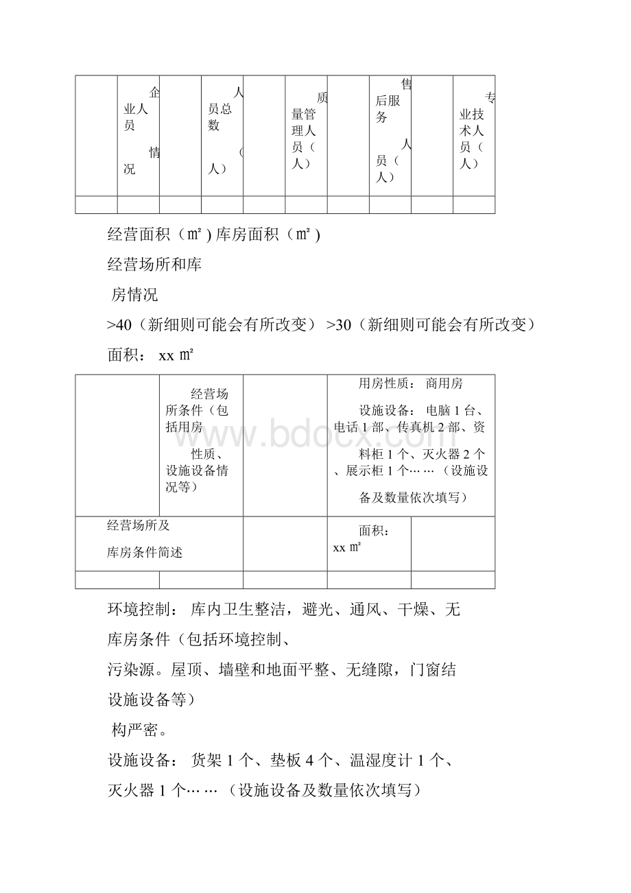 第二类医疗器械经营备案申请材料业户参考.docx_第3页