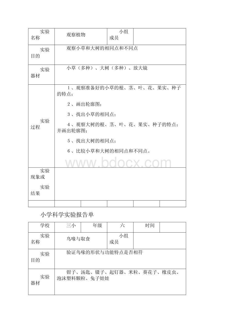 小学科学实验报告单36年级.docx_第2页