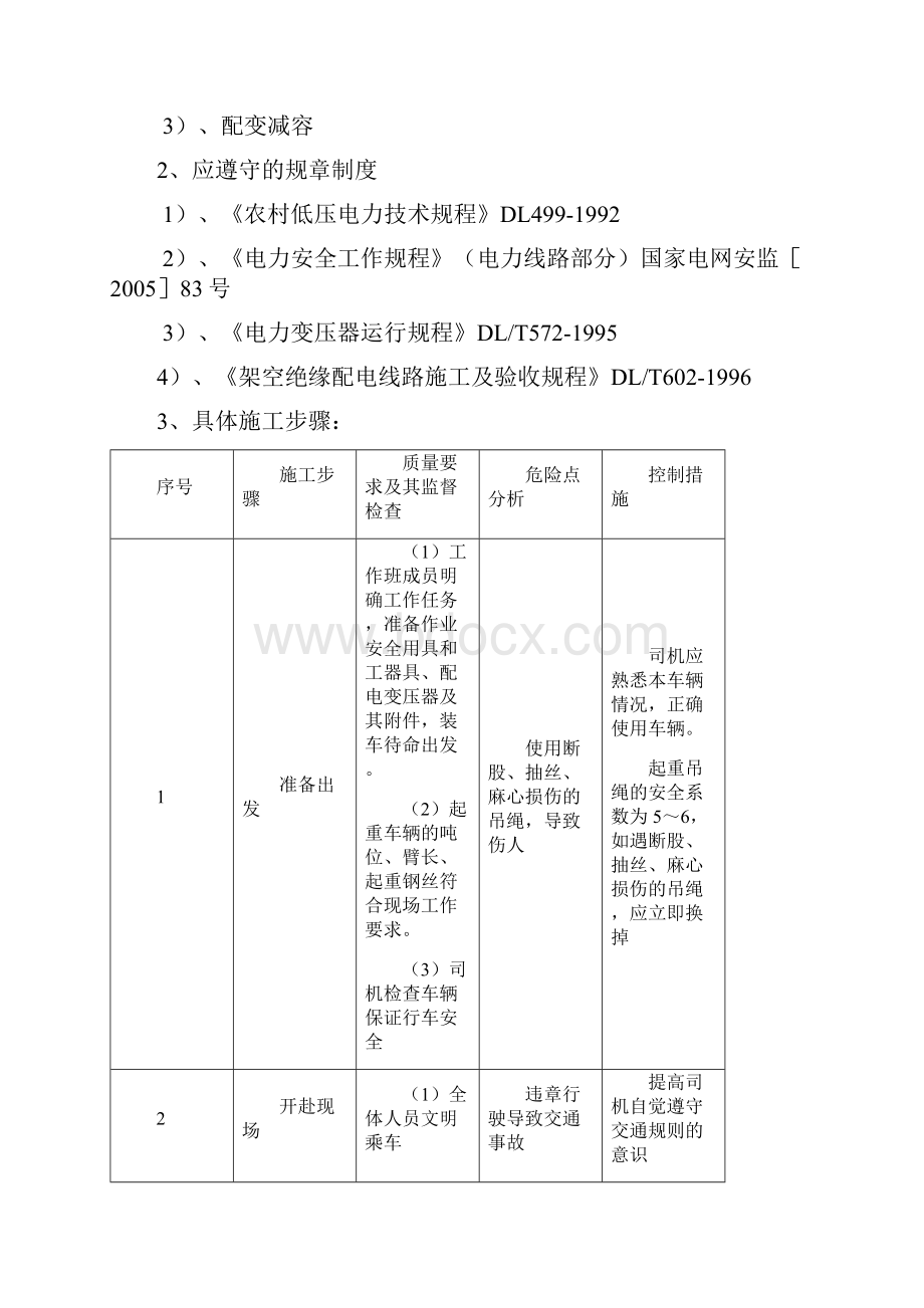 更换10KV配电变压器工程施工设计方案.docx_第2页