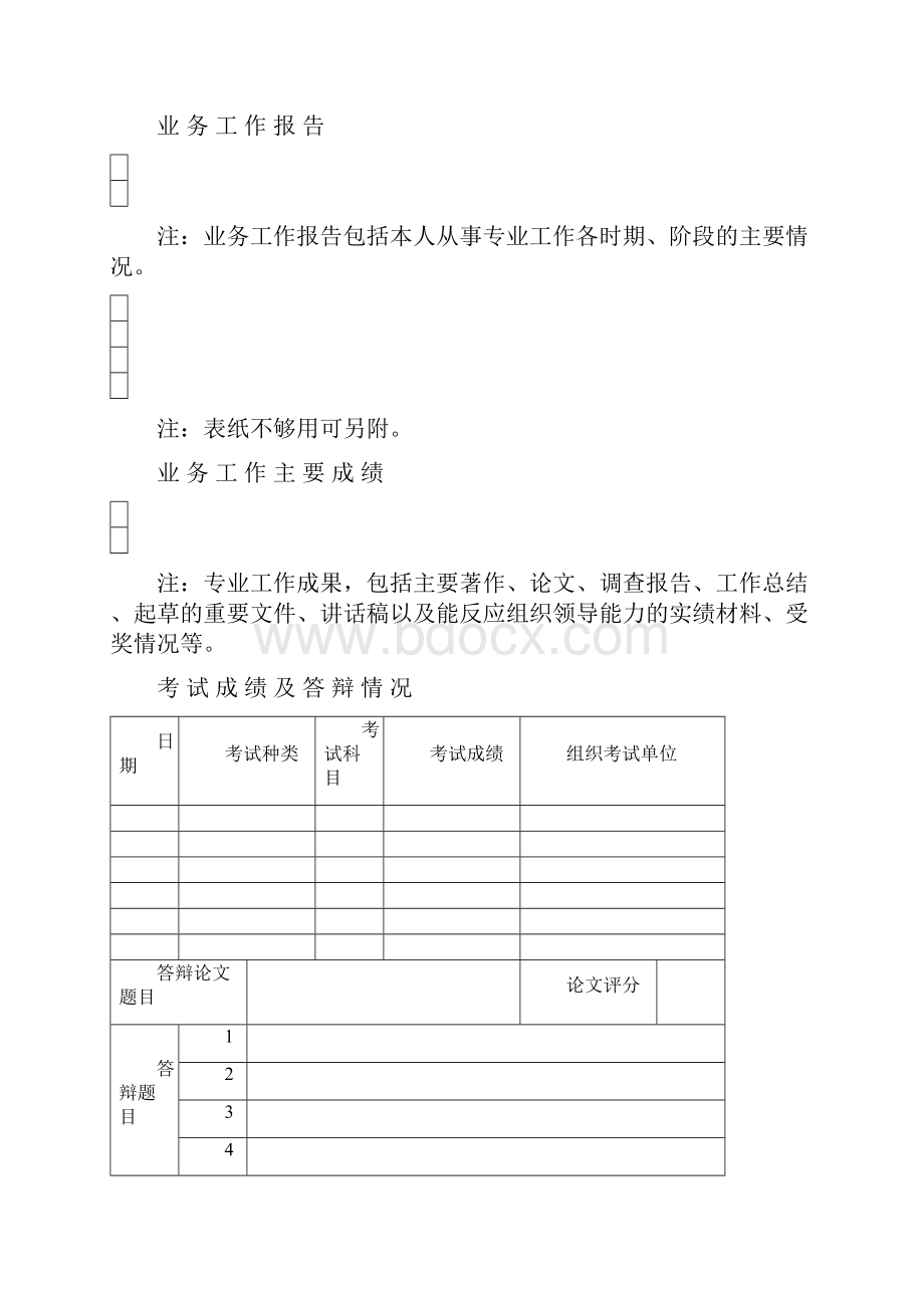 思想政治工作人员专业职务申报表模板.docx_第3页