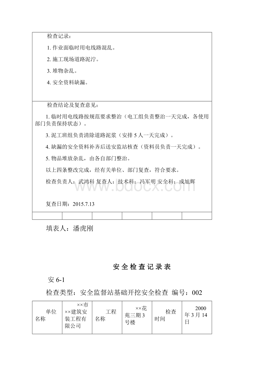 完整版施工现场安全检查记录表.docx_第3页