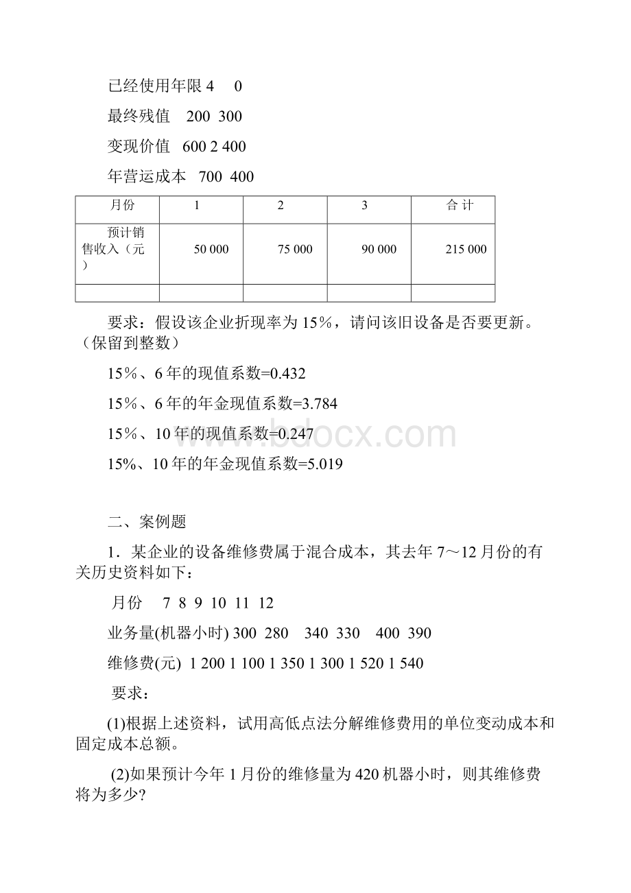 东师《管理会计》练习题及答案准确.docx_第2页