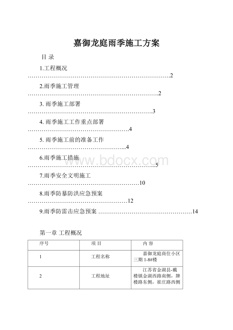 嘉御龙庭雨季施工方案.docx_第1页