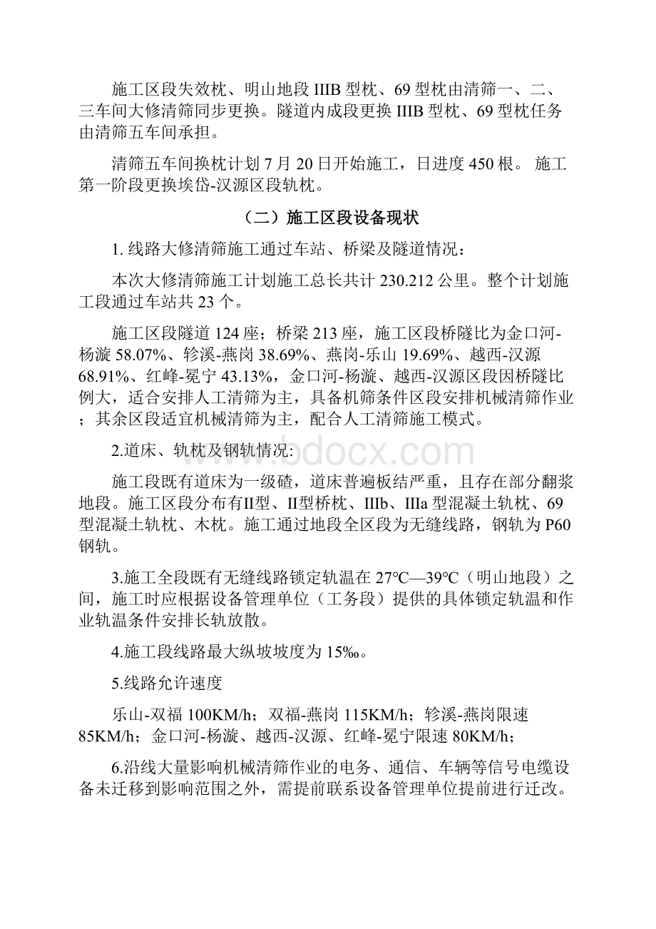 铁路线路清筛大修工程施工组织设计.docx_第3页