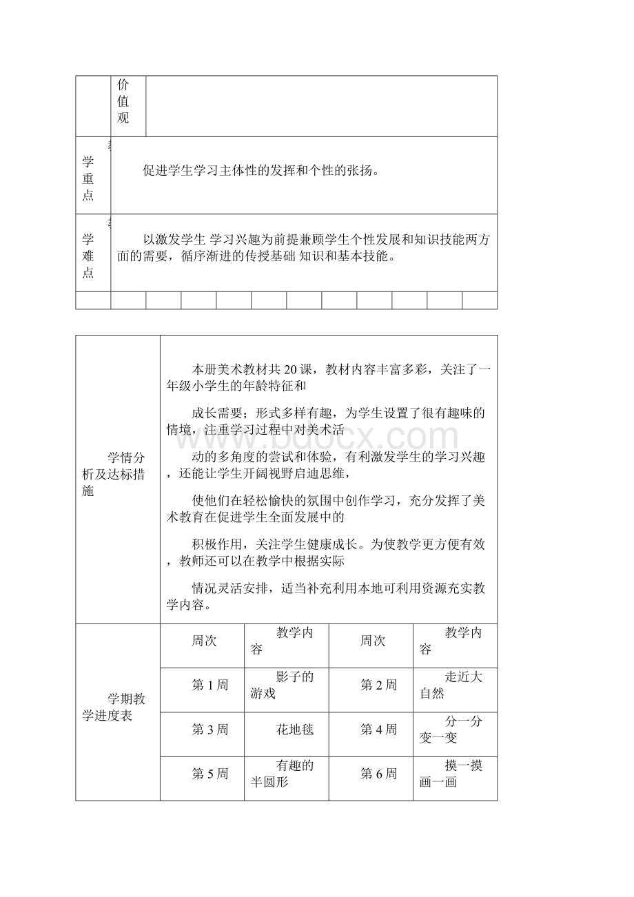 人教版一年级美术下册教案.docx_第2页