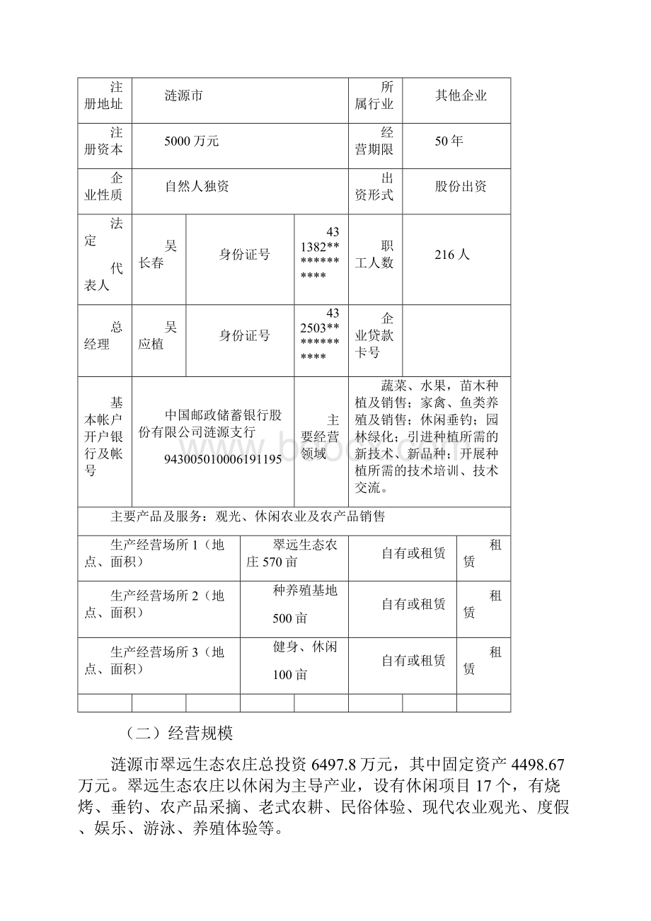 涟源市翠远生态休闲农庄现代农业特色产业园省级示范园申报书.docx_第3页