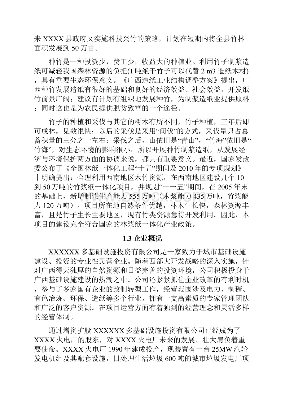 最新年产10万吨林浆纸一体化建设工程可行性研究报告.docx_第3页