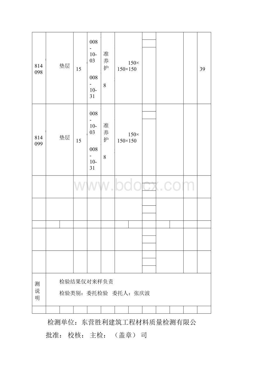 混凝土试件抗压强度检测报告.docx_第2页