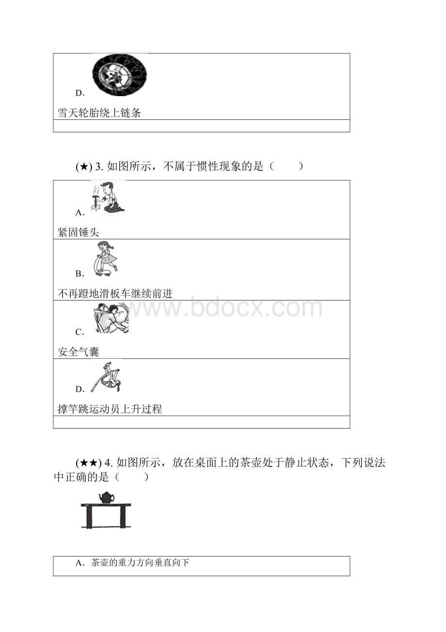 江苏省南通市如皋市 学年八年级下期末考试物理试题word无答案.docx_第2页