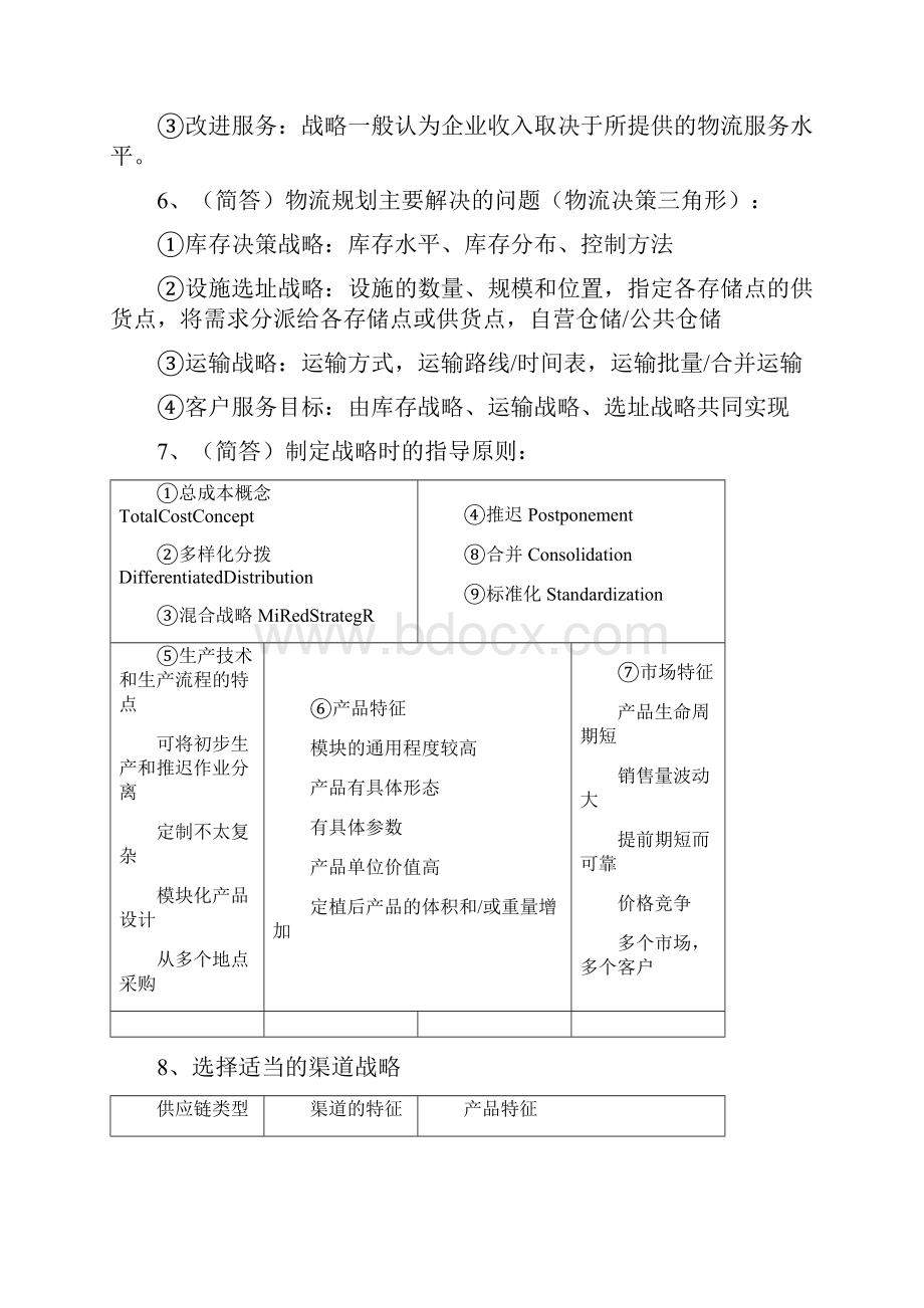 9A文物流与供应链管理知识点整理.docx_第3页