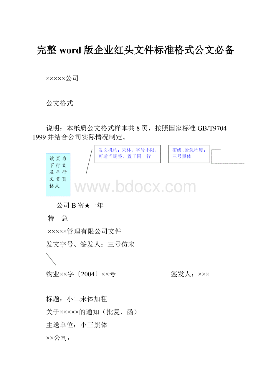 完整word版企业红头文件标准格式公文必备.docx_第1页