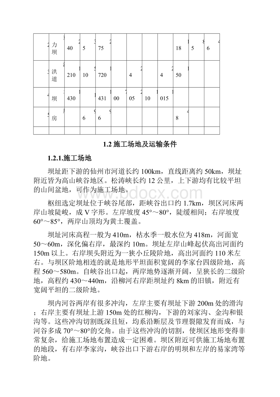 松涛水利枢纽施工设计说明文书.docx_第2页