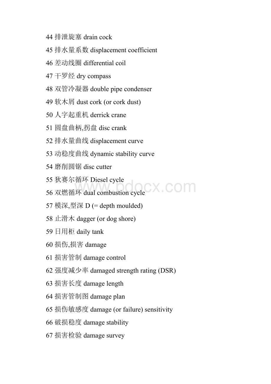 知识船舶用15万字专业词典D类.docx_第3页