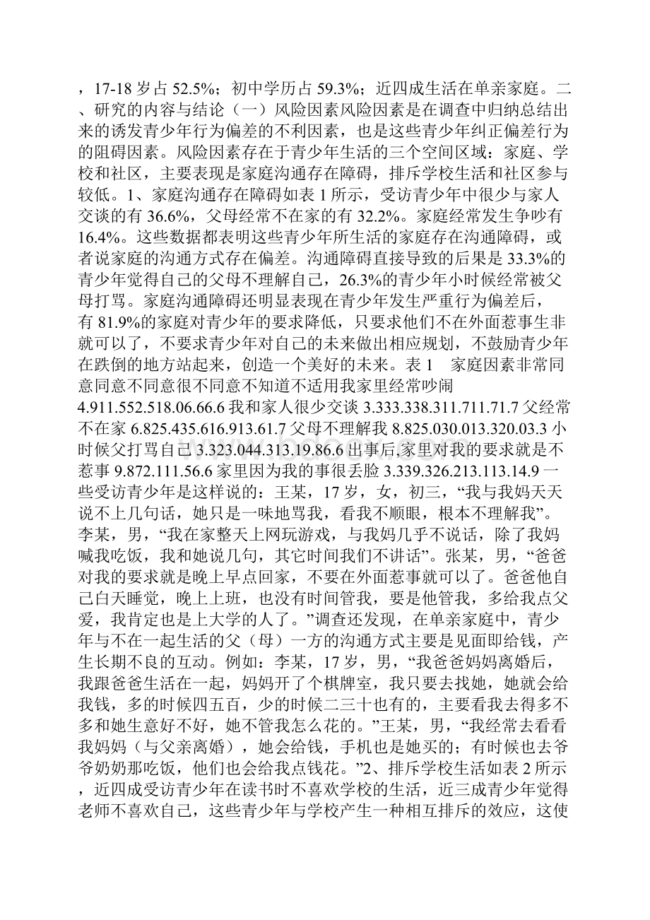 行为偏差青少年状况的研究.docx_第2页