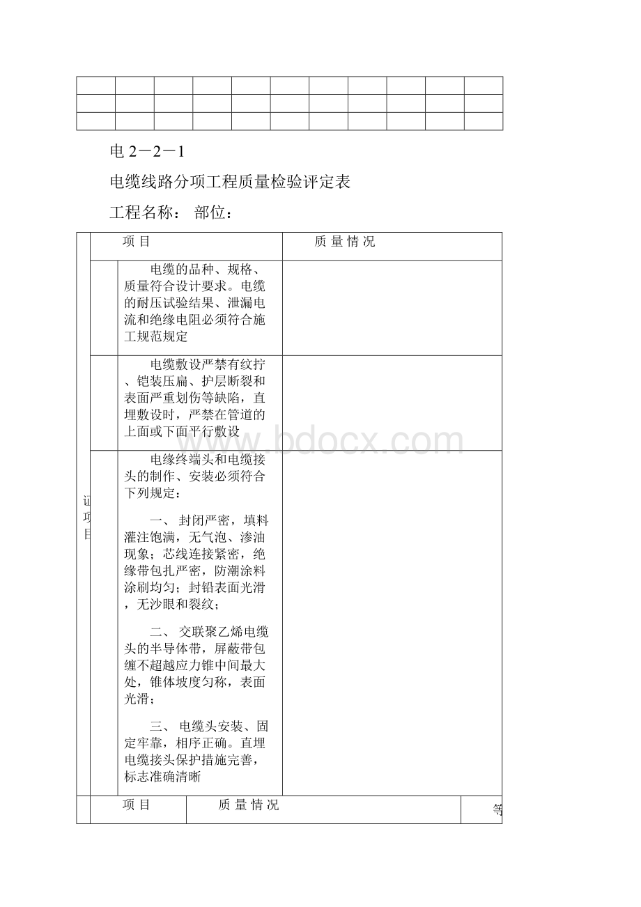 园林绿化施工单位资料表格电气类.docx_第2页