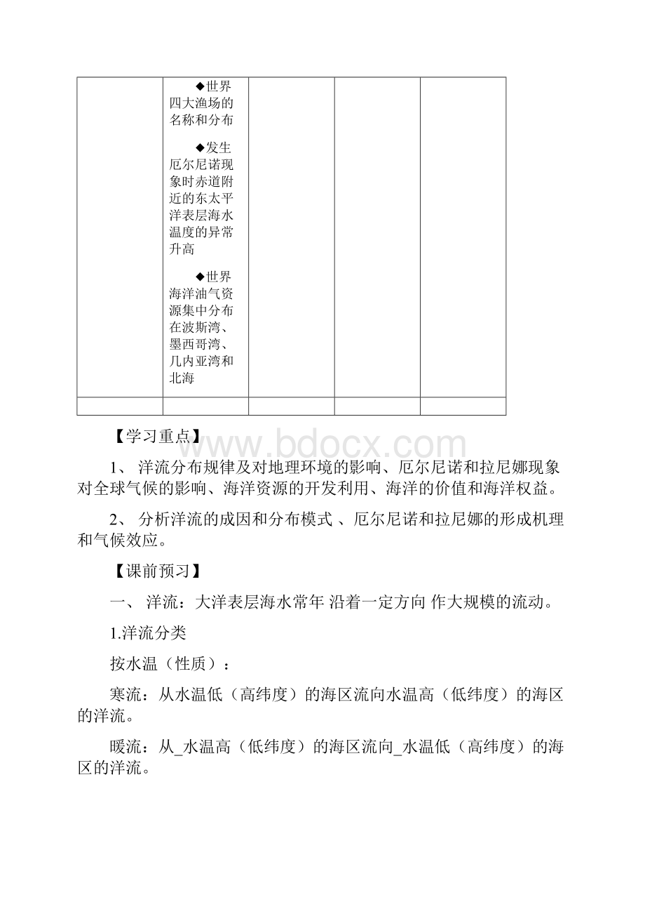 高一地理学案专题15 海洋参考答案.docx_第2页