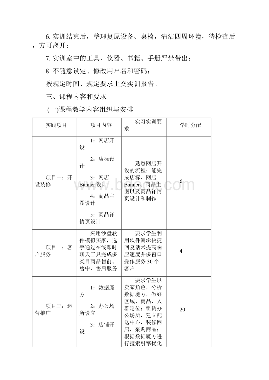 《电商运营实训》课程标准详.docx_第3页