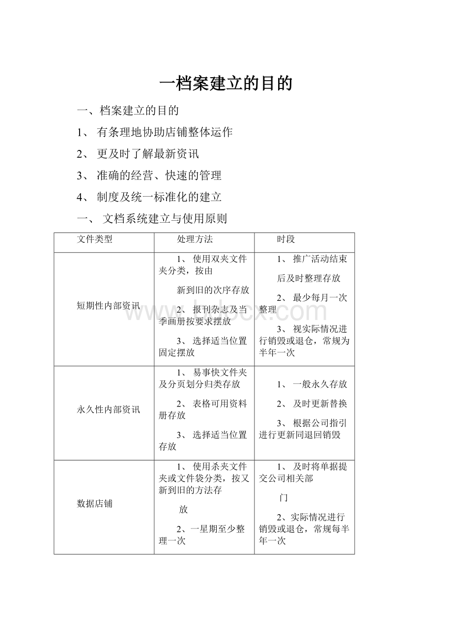 一档案建立的目的.docx_第1页