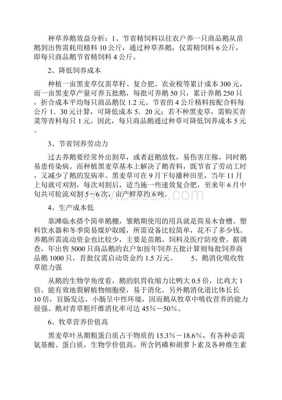 养鹅的效益分析三篇.docx_第3页