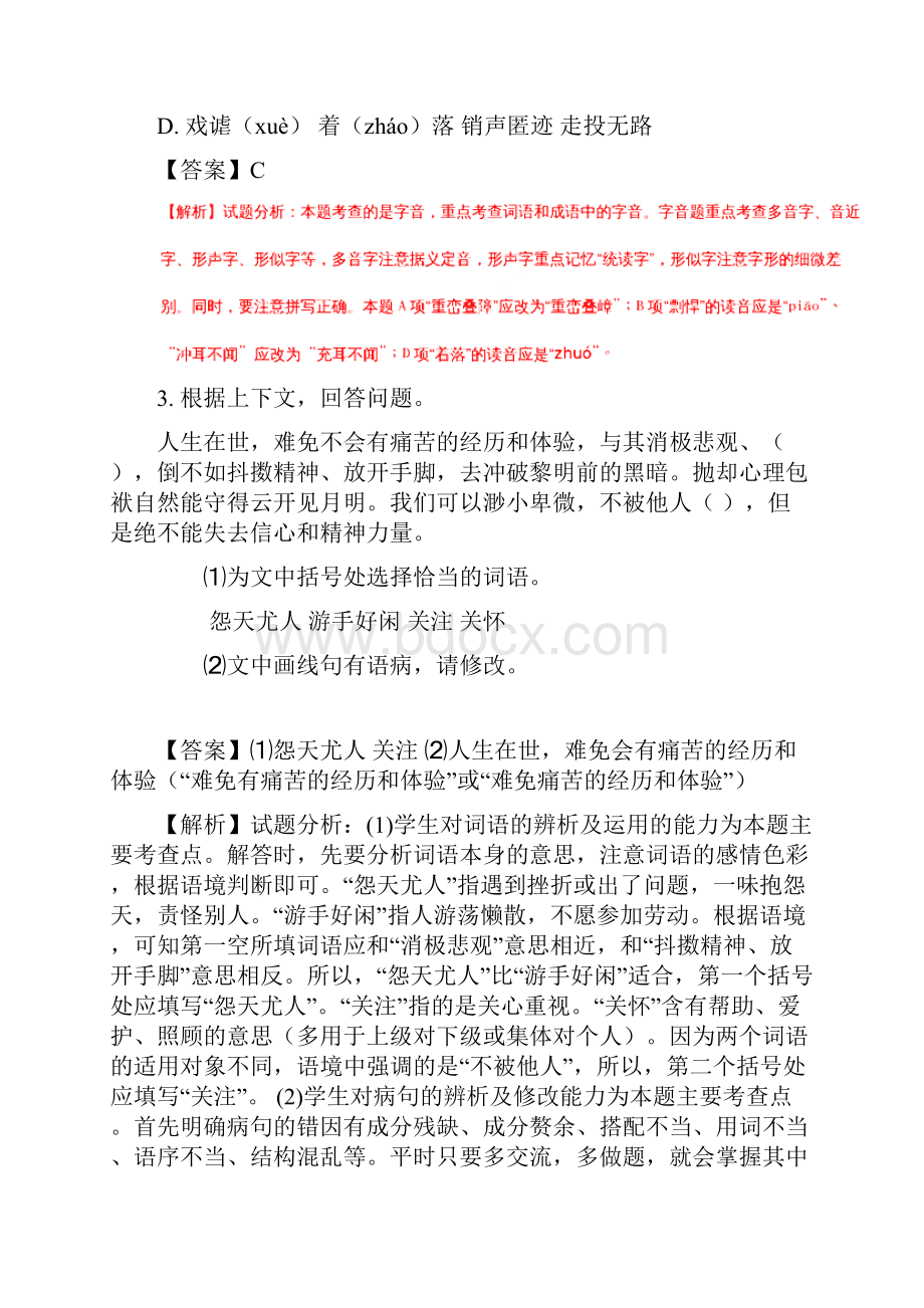 江苏省徐州市中考语文试题解析版.docx_第2页