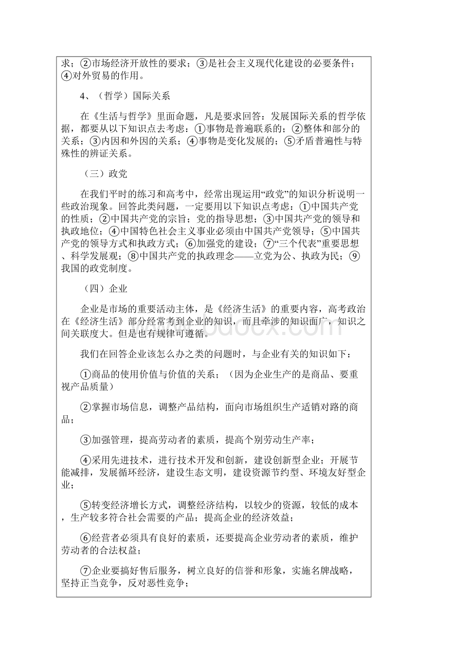 高考政治答题模式.docx_第2页