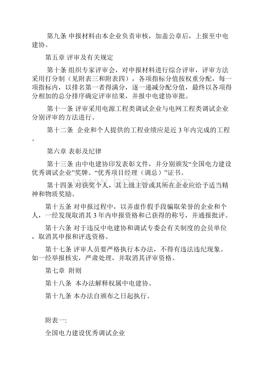 全国电力建设优秀调试企业.docx_第3页