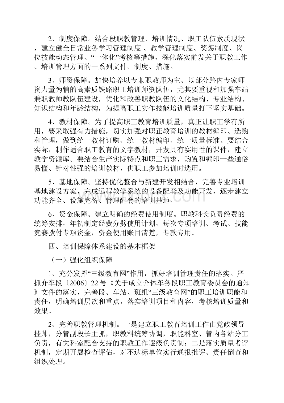 职工培训保障体系细化措施.docx_第2页