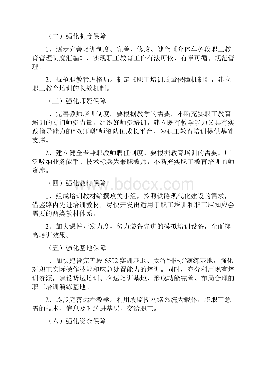 职工培训保障体系细化措施.docx_第3页