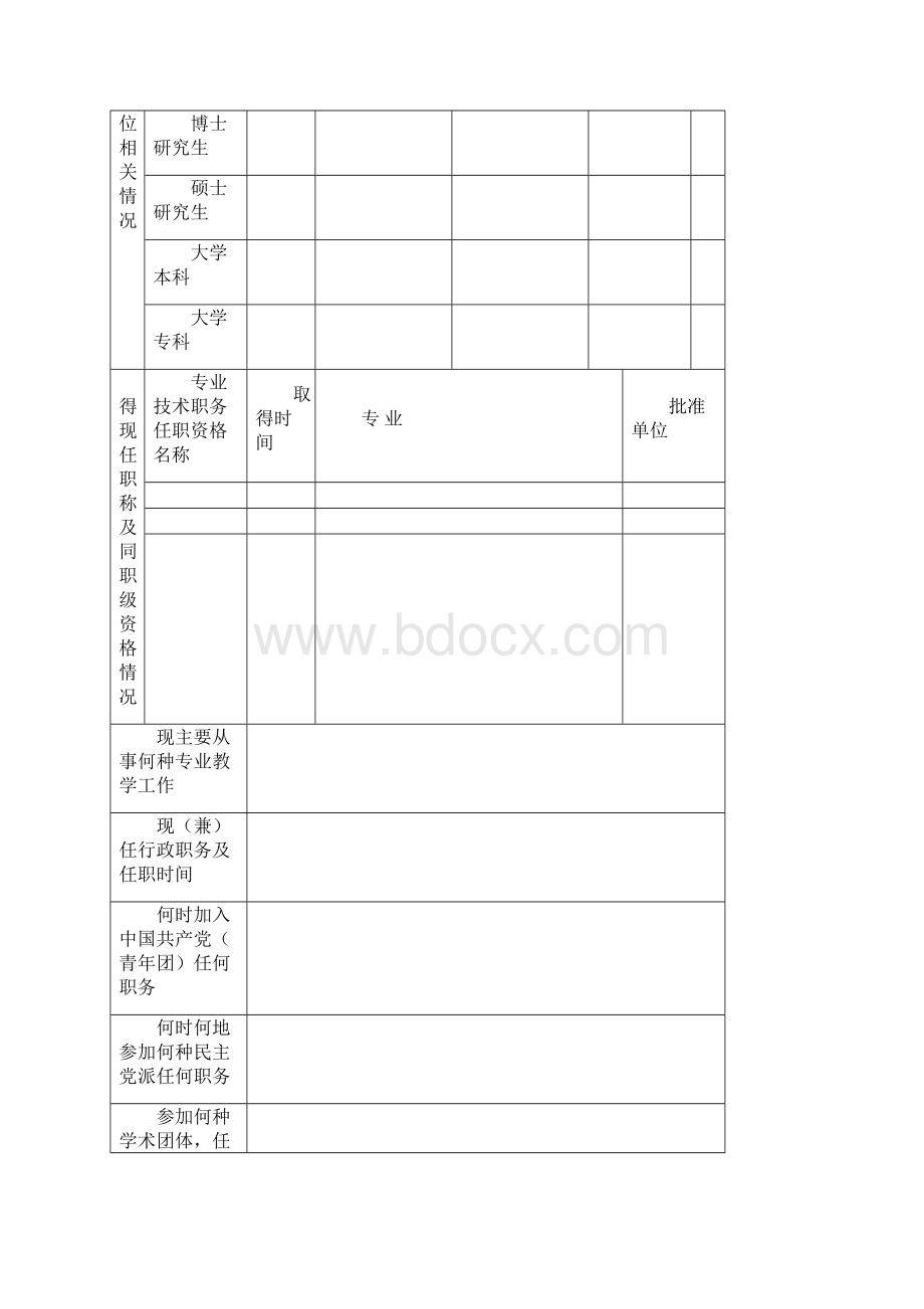 教师系列专业技术职务任职资格评审表.docx_第3页