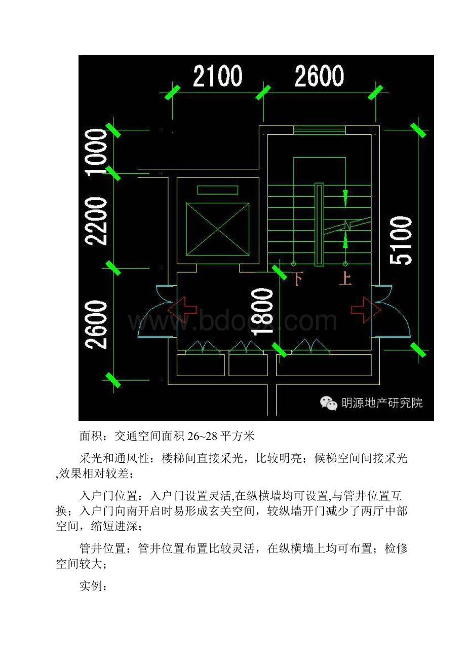 高层住宅中楼梯间+电梯的24种组合方式.docx_第3页