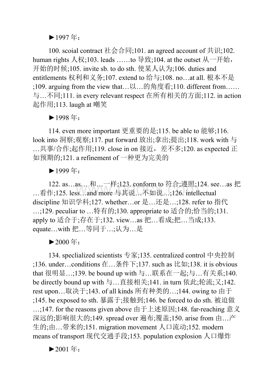 考研英语真题翻译词组汇总1990.docx_第3页