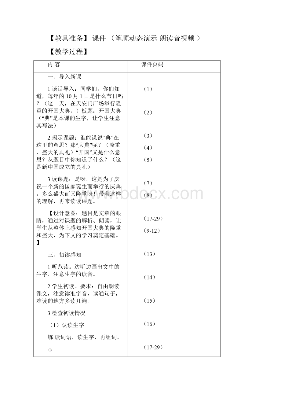 部编人教版六年级语文上册第7课《开国大典》精品教案+类文阅读.docx_第2页